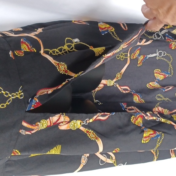 NWT Vonda split v short sleeve collared maxi top, 20" Ptp - Picture 3 of 10